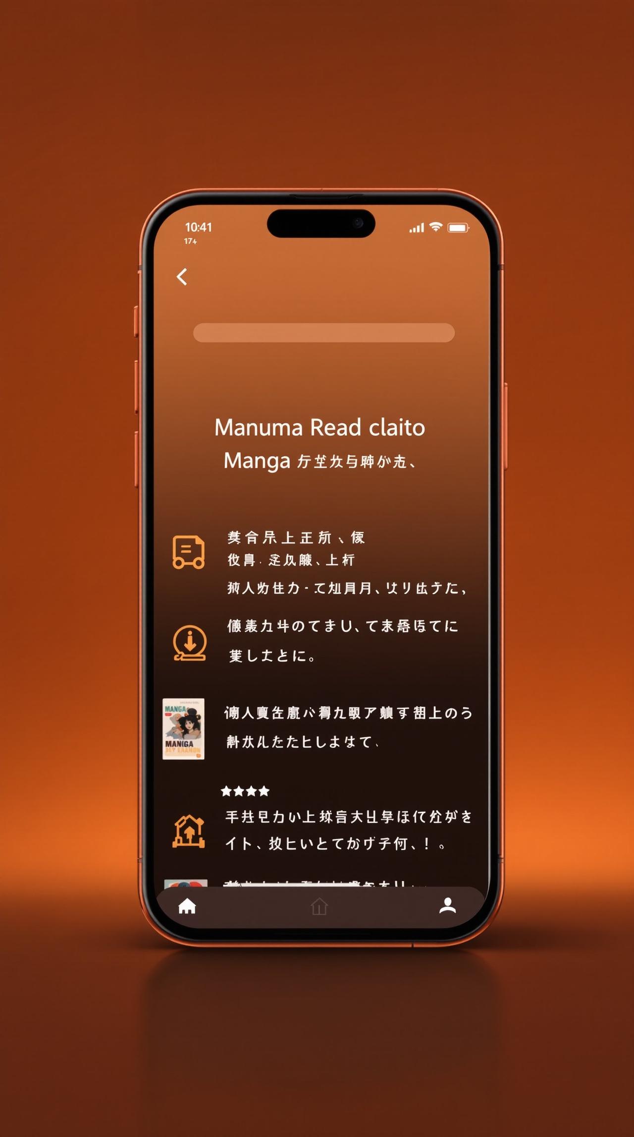 浮云漫画APP阅读界面